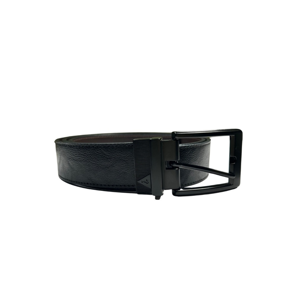 Guess Men’s Casual Reversible Black Brown Faux Leather Belt NWOT Size L 38-40